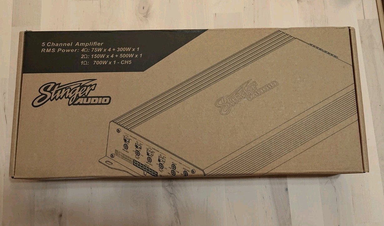 STINGER Audio MT-1000.5 1200 Watt RMS 5-Channel Car Speaker Subwoofer Amplifier STINGER Audio MT-1000.5 1200 Watt RMS 5-Channel Car Speaker Subwoofer Amplifier