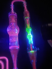 huge geissler plasma neon vacuum tube tesla bulb uranium glass rife high voltage picture