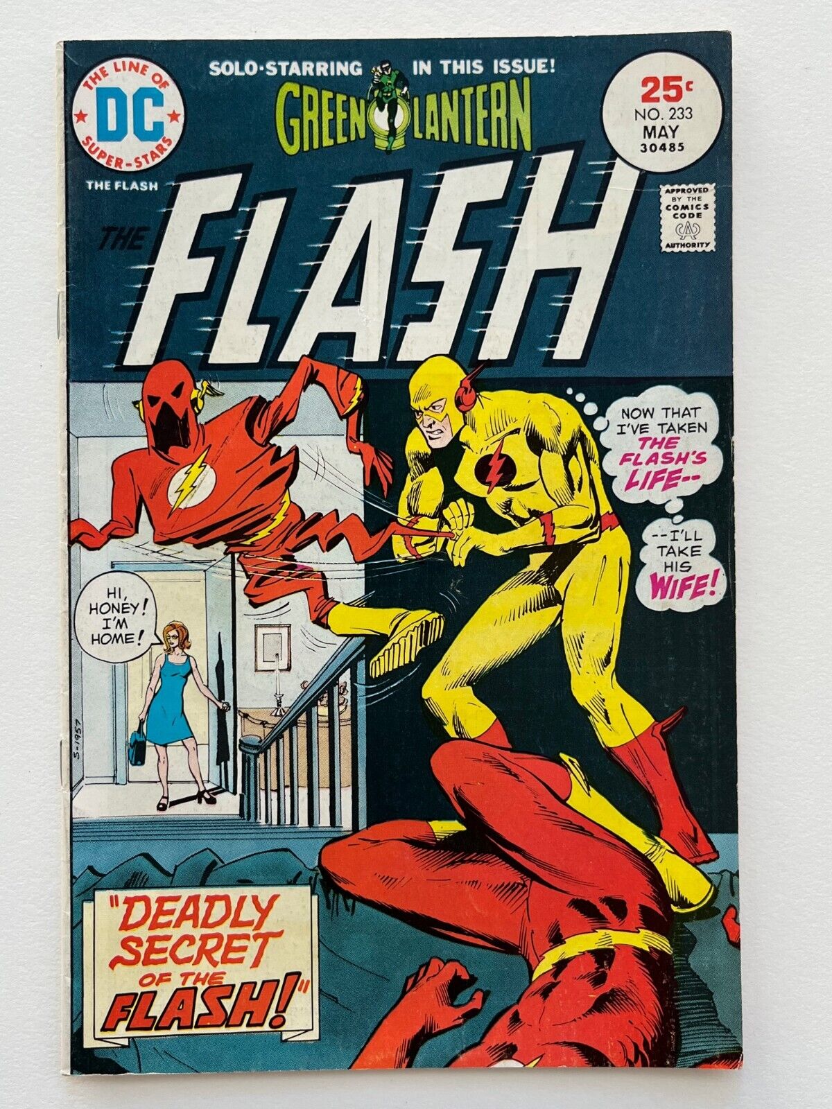 Flash #233 (1975) Professor Zoom Reverse Flash FN/VF range