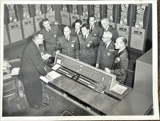 1960s BMEWS USAF Generals Mainframe Tape Computer Room Original Photo picture