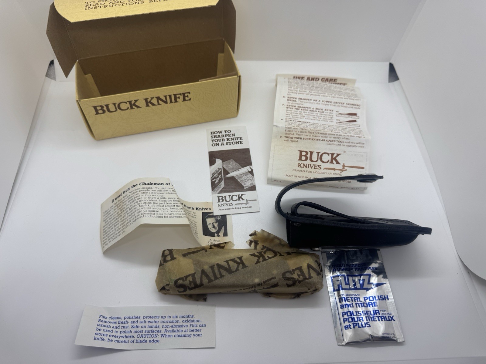 Vintage Buck Folding Hunter 110 Vintage Buck Folding Hunter 110