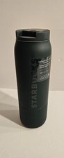New Starbucks vacuum insulated Matte Green Vacuum Stainless Steel Tumbler 20oz picture