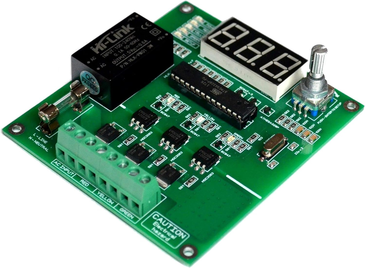 37+ Modes Sequencer Board 3 Channel AC Voltage 100-240VAC 50HZ 60HZ RED Green Ye