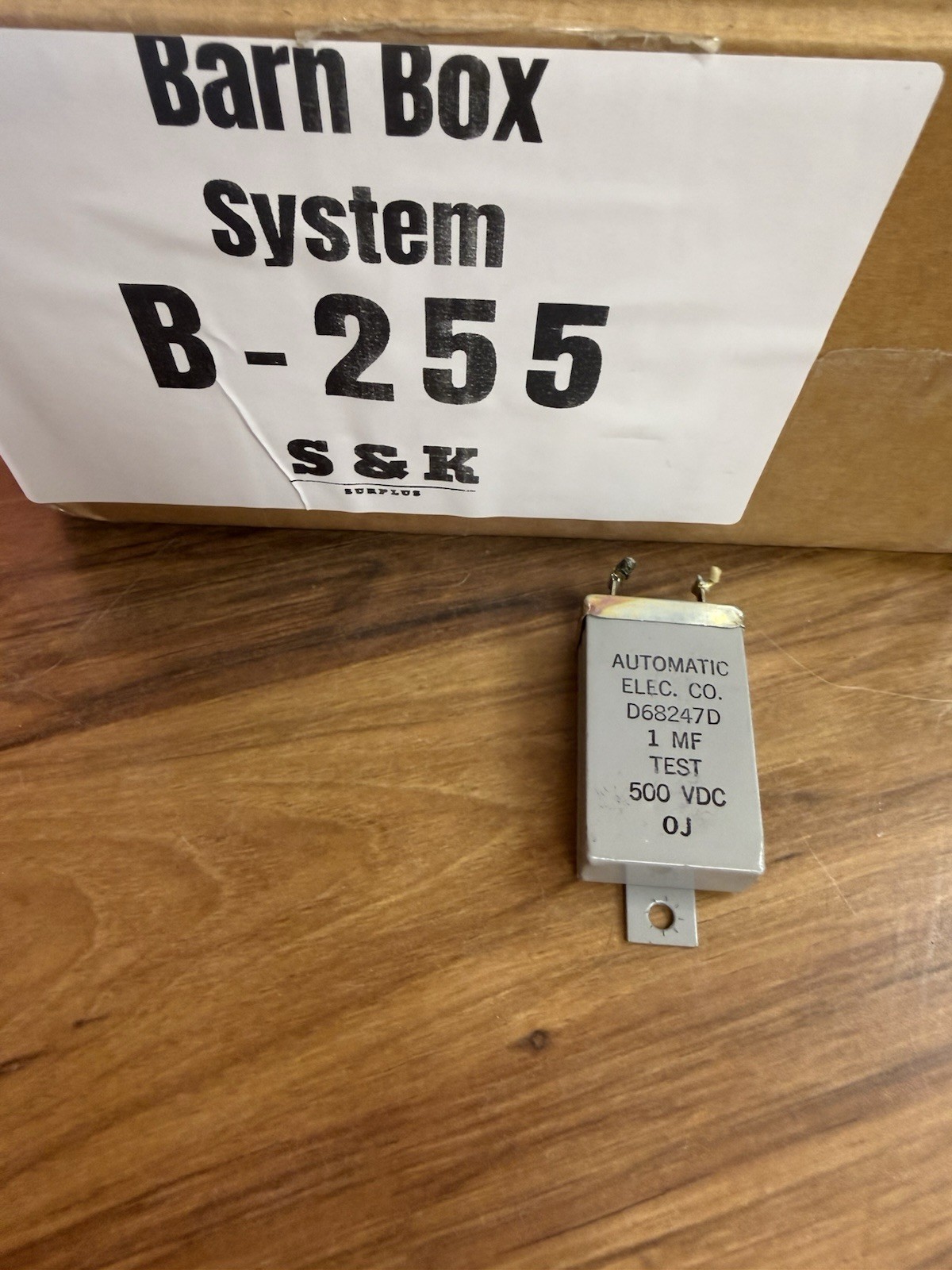 AUTOMATIC ELECTRIC Capacitor Condenser D-68247D AUTOMATIC ELECTRIC Capacitor Condenser D-68247D