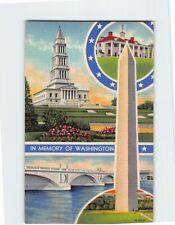 Postcard in Memory of Washington Washington DC picture