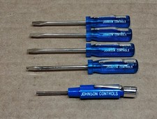 Vintage Johnson Controls Pocket Screwdriver Set picture