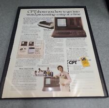 Cpt Word Processor Print Ad 1982 Framed 8.5x11  picture