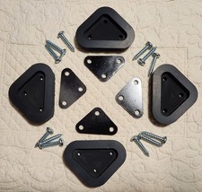 Rubber Foot Pads for Railroad  Conductor's Step box or Stool - Replacement Kit picture