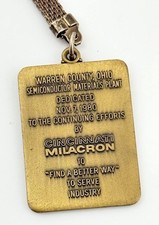 Cincinnati Ohio Milacron Semiconductor Industry Factory Plant Keychain Key Ring picture